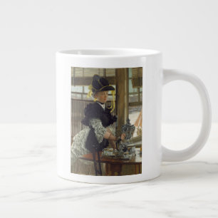 Caneca De Café Grande Chá 1872 (óleo de madeira)