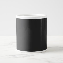 Caneca De Café Grande Chá de Noiva Elegância à Meia-Noite