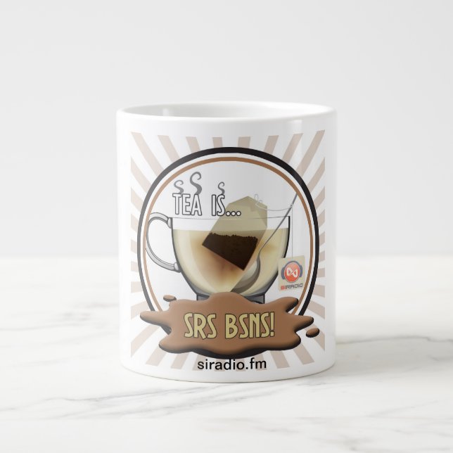 Caneca De Café Grande Chá Grande é Srs Bsns Mug (Frente)