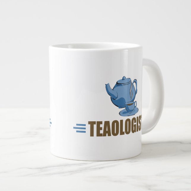 Caneca De Café Grande Chá Humorável (Frente Esquerda)