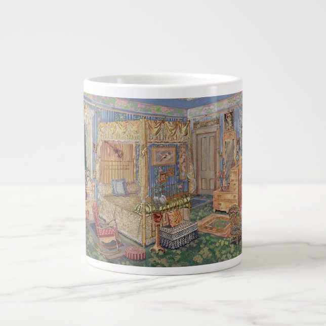 Caneca De Café Grande Charme velho e movido (Frente)