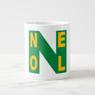 Caneca De Café Grande Chávena Jumbo branca Desenho NATAL