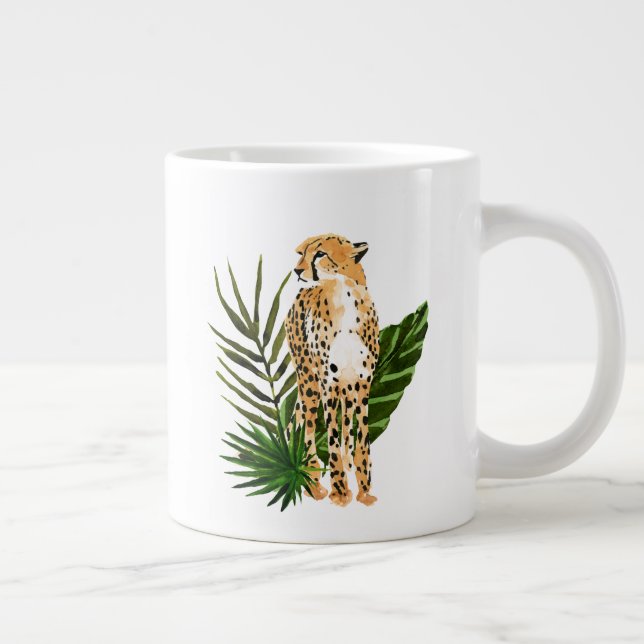 Caneca De Café Grande Cheetah Outlook (Direita)