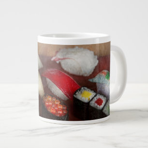 Caneca De Café Grande Chef - Comida - Oh, eu comi sushi ontem à noite