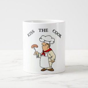 CANECA DE CAFÉ GRANDE CHEF "KIST THE COOK"
