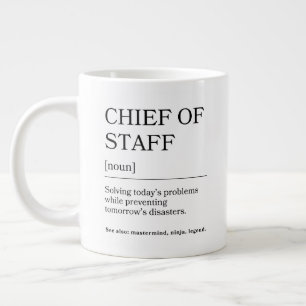 Caneca De Café Grande Chefe de Gabinete   Presente de Agradecimento com 