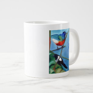Caneca De Café Grande Cheio da árvore dos pássaros 2012