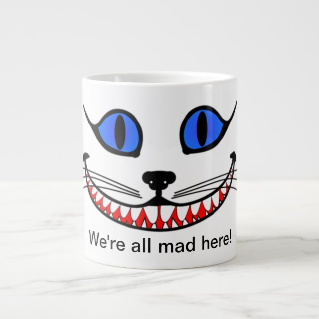 Caneca De Café Grande Cheshire Cat Coffee Mug (Frente)