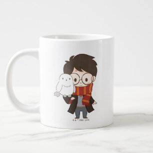 Caneca De Café Grande Chibi HARRY POTTER™ & Hedwig