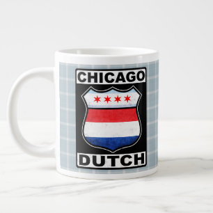 Caneca De Café Grande Chicago Dutch Shield Mug