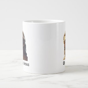 Caneca De Café Grande Chill Como Jesus Mug