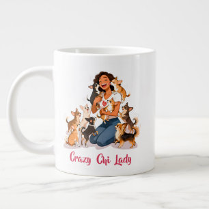 Caneca De Café Grande Chimigos - Louca Dona do Chi - Chihuahua