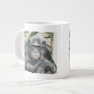 CANECA DE CAFÉ GRANDE CHIMPANZÉS CUTAS