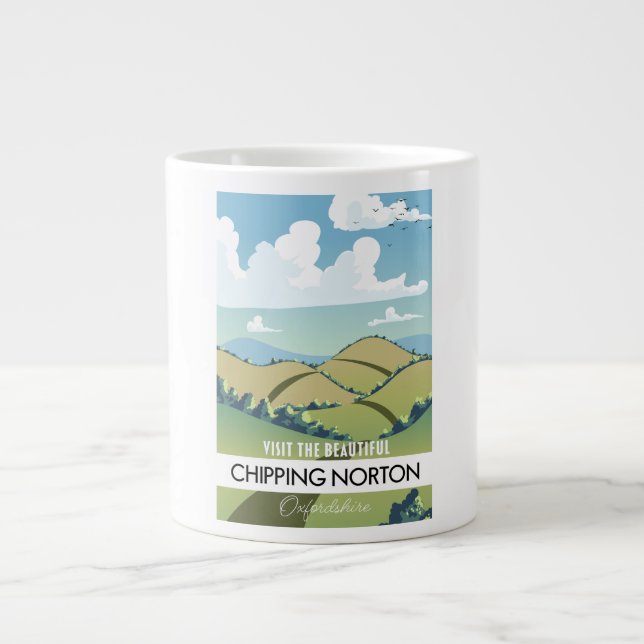 Caneca De Café Grande Chipping Norton Oxfordshire (Frente)