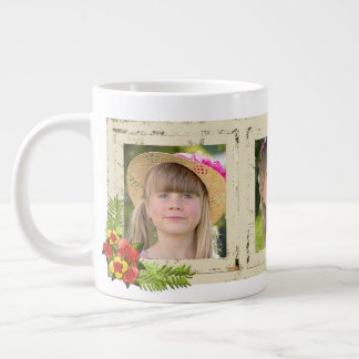 Caneca De Café Grande Chique Três Foto Specialty Mug