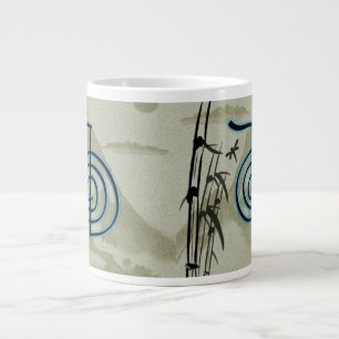 Caneca De Café Grande Cho Ku Rei Reiki Montanha