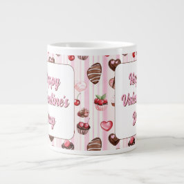 Caneca De Café Grande Choco Heart Specialty Mug