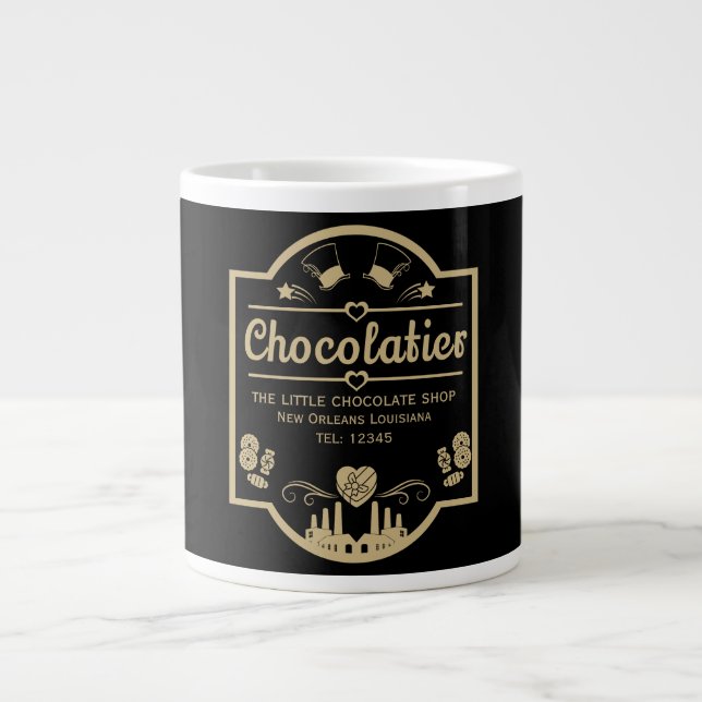 Caneca De Café Grande Chocolatier (Frente)