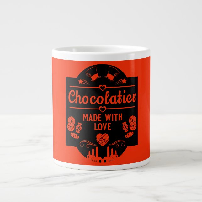 Caneca De Café Grande Chocolatier (Frente)