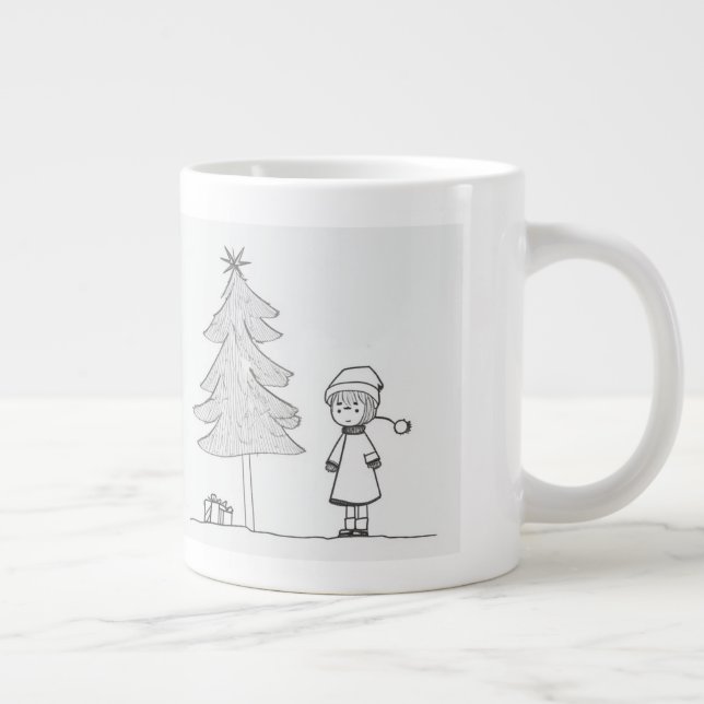 Caneca De Café Grande CHRISMAS Mug (Direita)