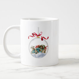 Caneca De Café Grande Christmas Gift Mug – Holiday Coffee & Cocoa Cup fo