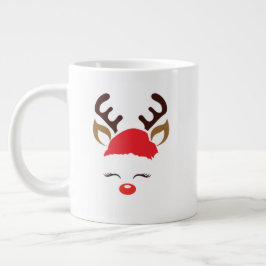 Caneca De Café Grande Christmas Mug – Classic Holiday Cocoa & Coffee Cup