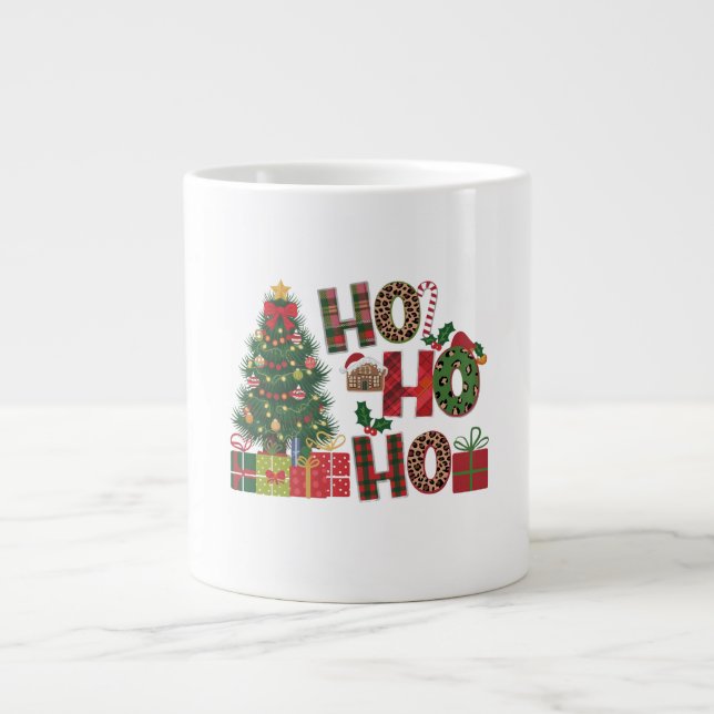 Caneca De Café Grande Christmas Mug | Festive Holiday Coffee Cup by Kali (Frente)