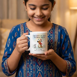 Caneca De Café Grande  Christmas Mugs Cartoon illustration funny