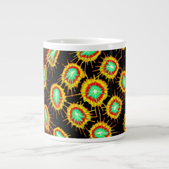Caneca De Café Grande Chromatic Spikewheel Jumbo Mug (Frente)