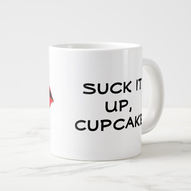Caneca De Café Grande Chupa, Cupcake Smart Bouth (Frente Esquerda)