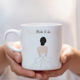Caneca De Café Grande chuva de presentes de noiva, Noiva em breve, 