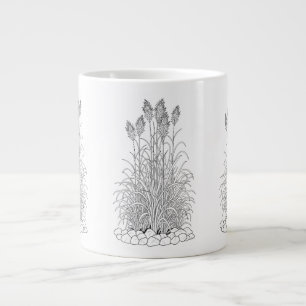 Caneca De Café Grande Cinna arundinacea - Erva de Madeira - Planta Nativ