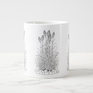 Caneca De Café Grande Cinna arundinacea - Erva de Madeira - Planta Nativ