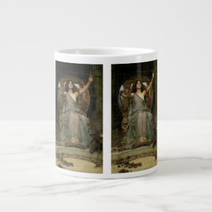 Caneca De Café Grande Circe Oferecendo a Taça a Ulisses de JW Waterhouse
