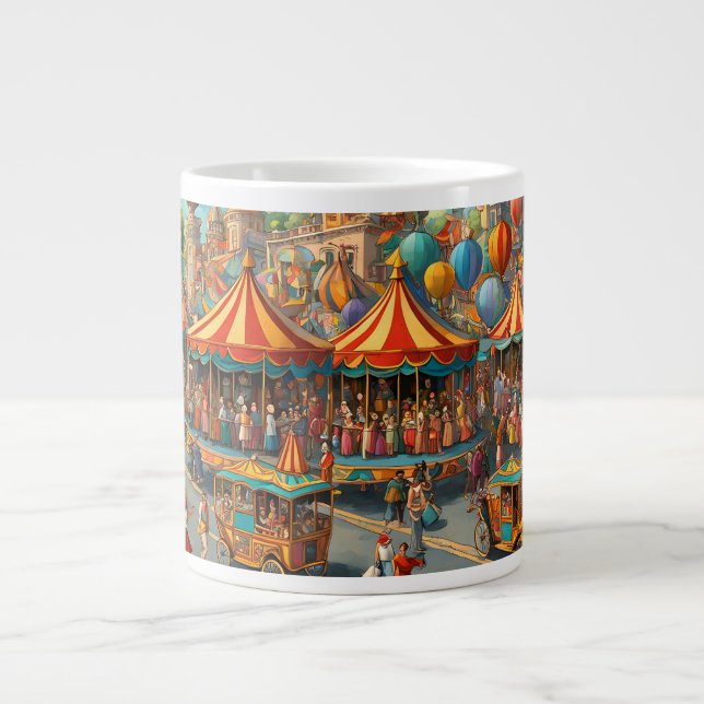 Caneca De Café Grande Circus Parade Mug (Frente)