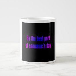 Caneca De Café Grande Citação de Incentivo # 10