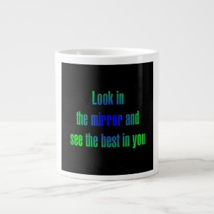 Caneca De Café Grande Citação de Incentivo # 116