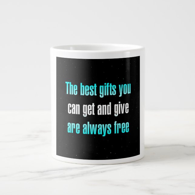 Caneca De Café Grande Citação de Incentivo # 148 (Frente)