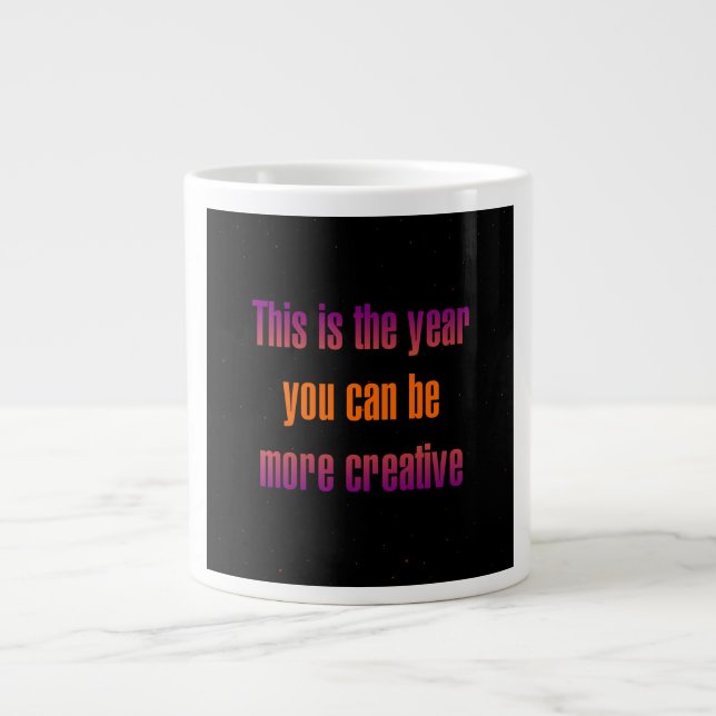 Caneca De Café Grande Citação de Incentivo # 162 (Frente)