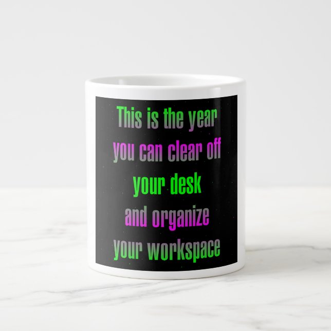 Caneca De Café Grande Citação de Incentivo # 171 (Frente)