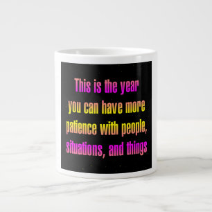 Caneca De Café Grande Citação de Incentivo # 198