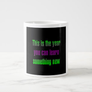 Caneca De Café Grande Citação de Incentivo # 201