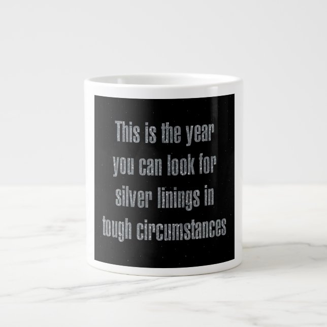 Caneca De Café Grande Citação de Incentivo # 206 (Frente)