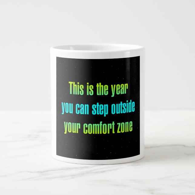Caneca De Café Grande Citação de Incentivo # 227 (Frente)