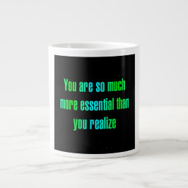 Caneca De Café Grande Citação de Incentivo # 285