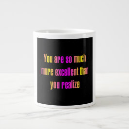 Caneca De Café Grande Citação de Incentivo # 286