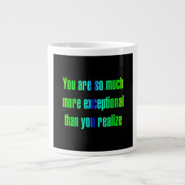Caneca De Café Grande Citação de Incentivo # 287