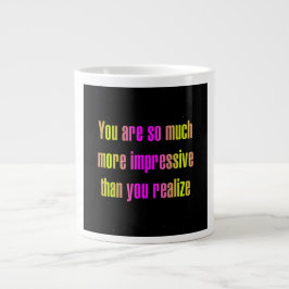 Caneca De Café Grande Citação de Incentivo # 291