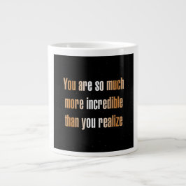 Caneca De Café Grande Citação de Incentivo # 292