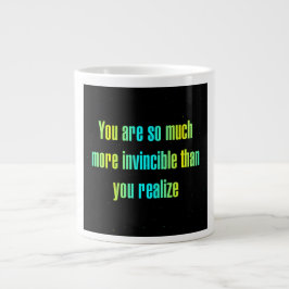Caneca De Café Grande Citação de Incentivo # 294